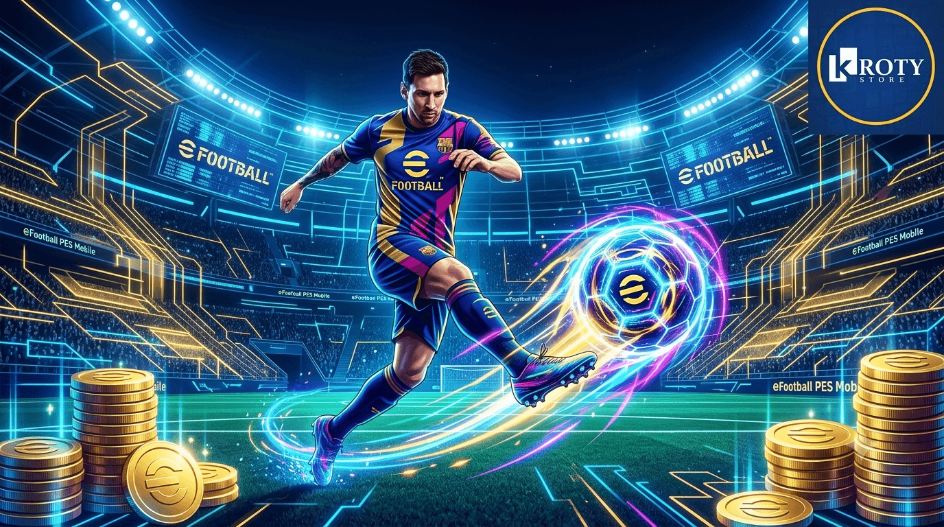 الدليل الشامل لشحن كوينز إي فوتبول (eFootball) عبر متجر كروتي ستور
