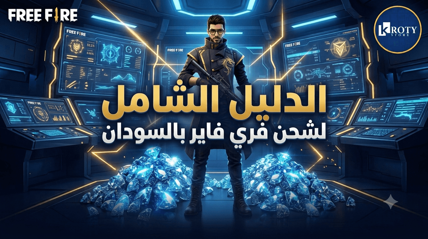 الدليل الشامل لشحن جواهر فري فاير في السودان بالـ ID | كروتي ستور
